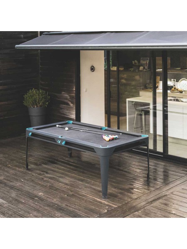 Cornilleau Hyphen biljard miza – črna z light grey podlogo