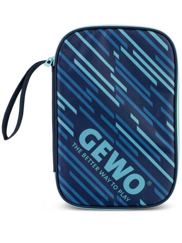 Ovitek za namizno teniški lopar GEWO Single cover Stripes Navy