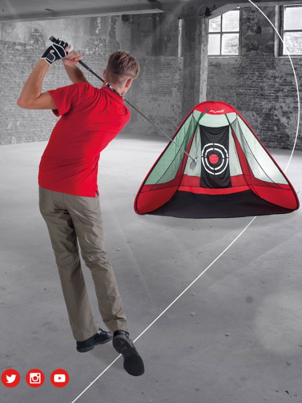 P2I trikotna pop-up mreža za golf