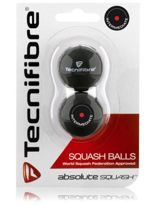 Absolute Squash žogice Tecnifibre 2 pack - rdeča pika